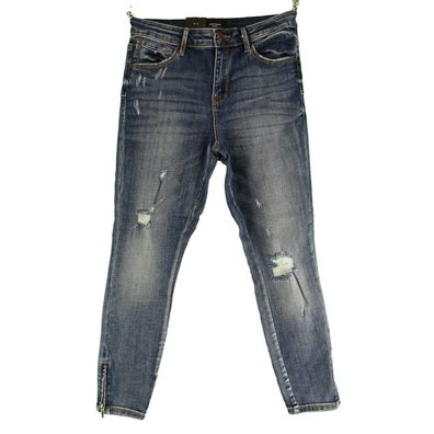 Vero Moda Tilde Jeans mit mittelhohem Bund und Knöchelreißverschluss Gr. M/30 *