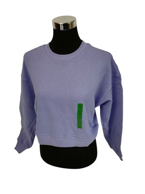 Pull & Bear Sweatshirts für Damen Blau Gr. XS 34 - Pullover Oberteil Damen