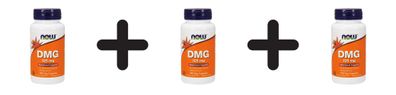 3 x Now Foods DMG 125mg (100)