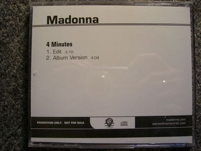 Madonna - 4 minutes US 2-track CD WITH EDIT