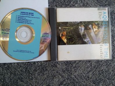 Depeche Mode - A question of time Maxi-CD 1986 blauer Balken