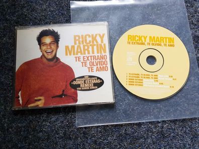 Ricky Martin - Te extrano, te olvido, te amo/ Donde estaras REMIX CD Maxi Single