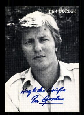 Rex Gordon Autogrammkarte Original Signiert ## BC 204084