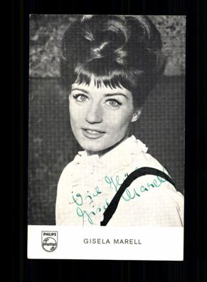 Gisela Marell Autogrammkarte Original Signiert ## BC 204263