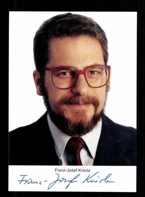 Franz Josef Kniola Autogrammkarte Original Signiert # BC 203716