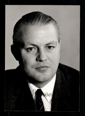 Gerhard Stoltenberg 1928-2001 Ministerpräsident Schleswig Holstein # BC 203771