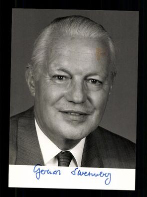 Gerhard Stoltenberg 1928-2001 Ministerpräsident Schleswig Holstein # BC 203772