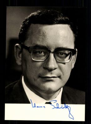 Klaus Schütz 1926-2002 Bürgermeister Berlin 1967-1977 Orig. Signiert # BC 203791