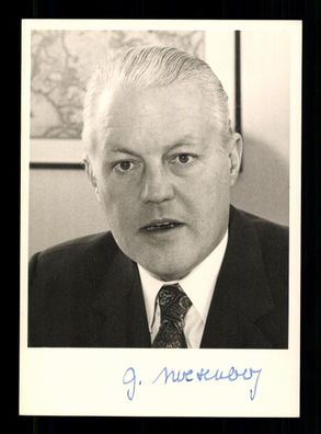 Gerhard Stoltenberg 1928-2001 Ministerpräsident Schleswig Holstein # BC 203769