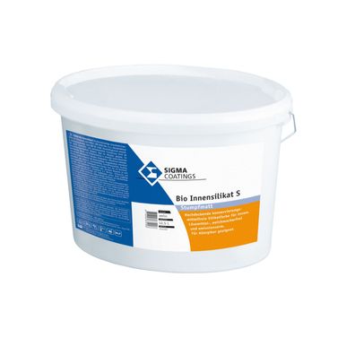 SIGMA Bio-Innensilikat S mineralische Innenfarbe 12.5 L weiß Wandfarbe DKK1 NAK2