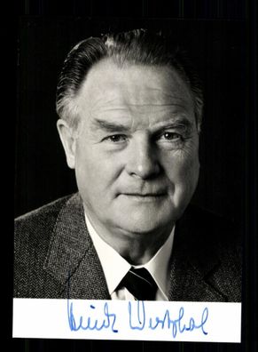 Heinz Westphal 1924-1998 SPD Bundesminister Original Signiert # BC 204017