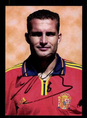 Ruben Baraja Vegas Autogrammkarte Spanien Nationalmannschaft Original Signiert