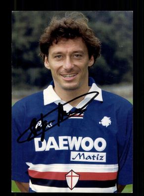 Stefan Nava Autogrammkarte Sampdoria Genua 1998-99 Original Signiert