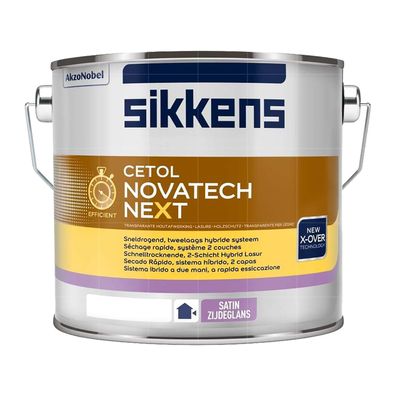 Sikkens Cetol Novatech NeXt 1 Liter Holzlasur Hybrid-Wetterschutzlasur Farbwahl