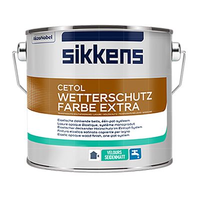 Sikkens Cetol Wetterschutzfarbe Extra 2.5 Liter WEISS Holzschutz Holzfarbe