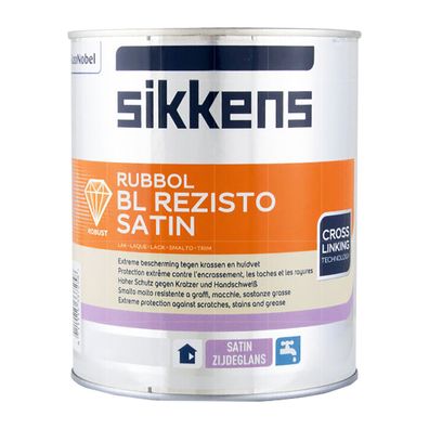 Sikkens RUBBOL BL Rezisto SATIN - 2.5 LTR (WEISS) Holzlack Metalllack