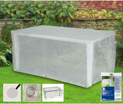 Schutzhülle transparent rechteckiger Tisch, ca. 180x100x75