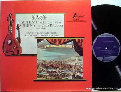Turnabout TV-S 34430 - Bach Suite No. 3 For Lute In G Minor, Suite No. 6 For Vio