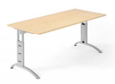 Schreibtisch Flensburg 180 cm C-Fuß Bürotisch Tisch Büromöbel Arbeitstisch