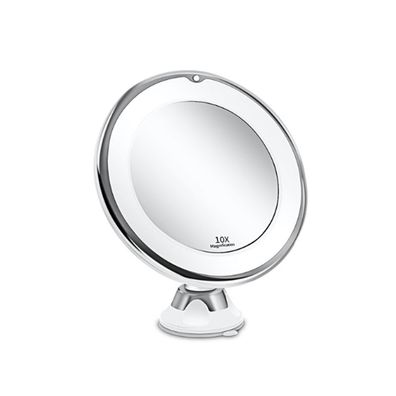 Kosmetikspiegel 10-Fach Vergrößerung LED Beleuchtet Schminkspiegel 360 °