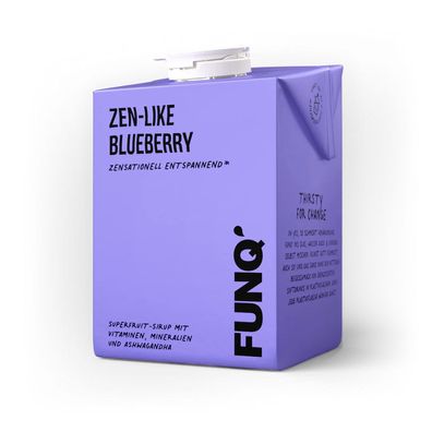 12,80 €/ L | FUNQ ZEN-LIKE Blueberry 0,5 L Getränkekonzentrat
