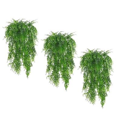 3pcs 82cm Künstliche Pflanzen Hängepflanzen Plastikpflanzen für Innen Außen
