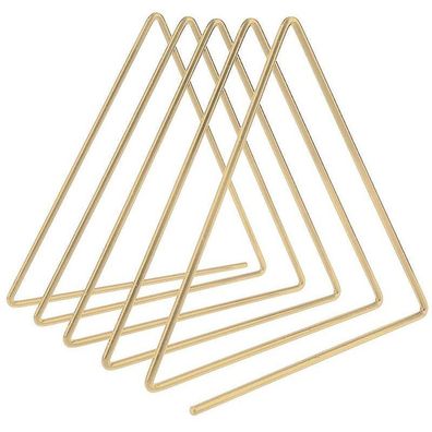 Buchstützen Metall, Aufsteller Stehhilfen Gold, 17x16,5x14 cm