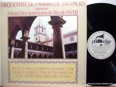Phonodisc 0-34-703-218 - Música Sul Americana Do Século XVIII