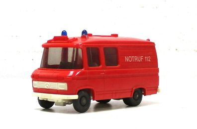 Modellauto H0 LKW (3) Wiking MB Kastenwagen Feuerwehr