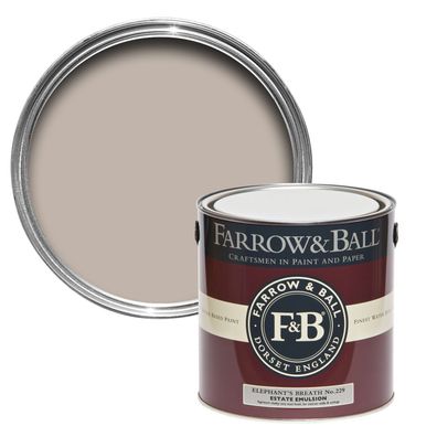 Farrow & Ball , Estate Emulsion, Matte Wandfarbe, Elephant´s Breath , 3 Größen