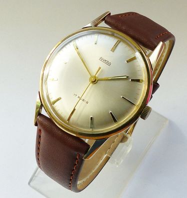 Schöne Ankra Classic Superflat 17Rubis Herren Vintage Armbanduhr