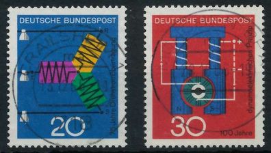 BRD BUND 1966 Nr 521-522 zentrisch gestempelt X6A3446