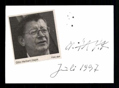 Otto Herbert Hajek 1927-2005 Maler Original Signiert # BC 204628