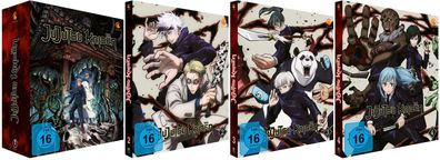 Jujutsu Kaisen - Staffel 1 - Vol.1-4 + Sammelschuber - Limited - DVD - NEU