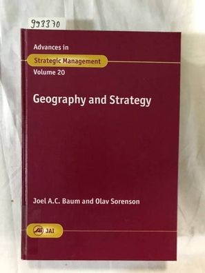 Geography and Strategy (Advances in Strategic Management)