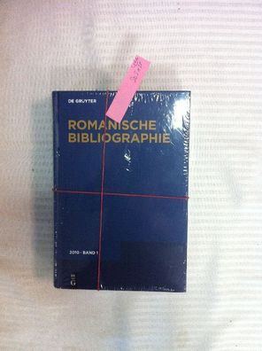 Romanische Bibliographie 2010 (in zwei Bänden)