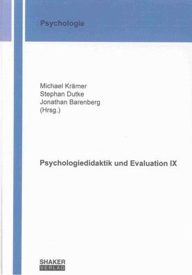 Psychologiedidaktik und Evaluation; Teil: 9