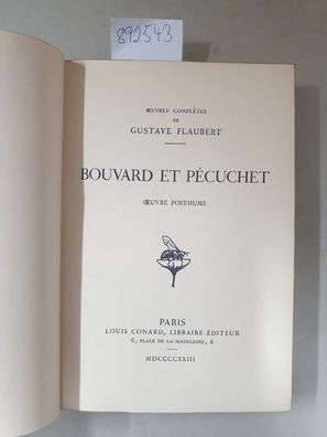 Bouvard et Pécuchet :