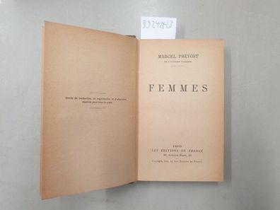 Lettres a Francoise / Lettres a Francoise Maman / Femmes : dreibändiges Konvolut :