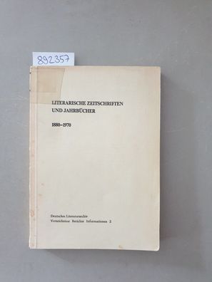 Literarische Zeitschriften und Jahrbücher 1880-1970 :