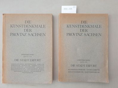 Die Kunstdenkmäler der Provinz Sachsen, Band 2, Teil 1 (1931) und 2 (1932): Die Stadt