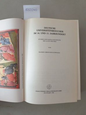 Deutsche Universitätsbesucher im 14. und 15. Jahrhundert.
