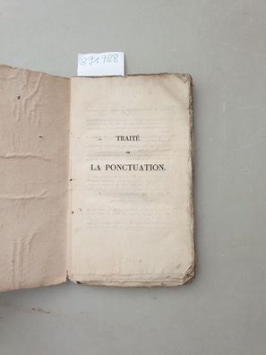 Traité de la Ponctuation, contenant plus de quatre cents exemples divisés en douze ch