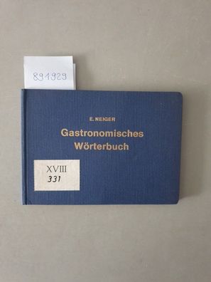 Gastronomisches Wörterbuch