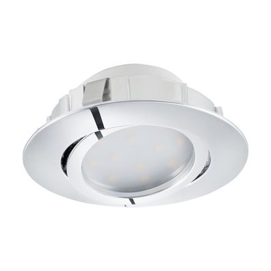 LED Einbauspot EGLO PINEDA 84mm chrom dimmbar