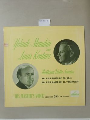 Violin Sonatas : No. 8 in G Major : No. 9 in A Major "Kreutzer" : Yehudi Menuhin / Lo