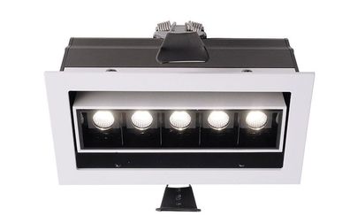 Deko Light Ceti 5 Adjust Einbaustrahler LED weiß-matt, schwarz 640lm 2900K >90 Ra 45°