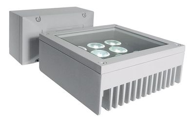 Deko Light Marea Außenstrahler LED silber-matt IP65 984lm 6000K 66 Ra 30° Modern