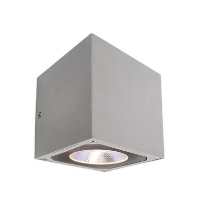 Deko Light Cubodo II Single SG Wandleuchte außen LED silber-grau IP54 600lm 3000K >80