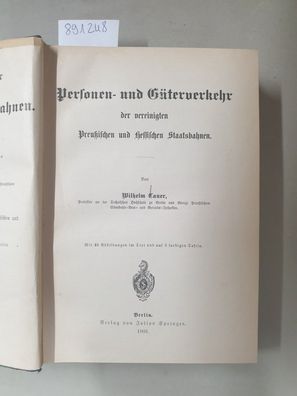 Betrieb und Verkehr der preußischen Staatsbahnen : Ein Handbuch für Behörden und Beam